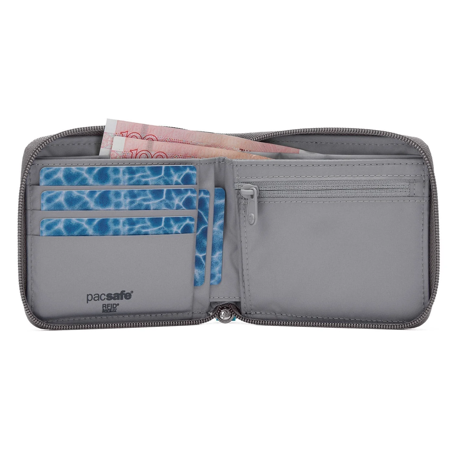 Pacsafe® RFIDsafe™ RFID blocking zip around wallet - Image 15